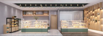 现代面包店3D模型下载